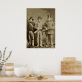 Poster Photographie antique - Le Parti de la chasse (Cuisine)