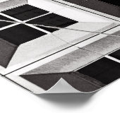 POSTER PHOTOGRAPHIE ARCHITECTURALE DU BÂTIMENT BLANC (Coin)