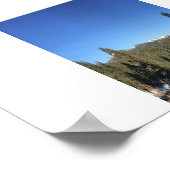 Poster Photographie couleur panoramique de la forêt d'Icy (Coin)