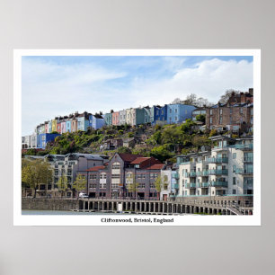 Poster Photographie d'affiche de Cliftonwood, Bristol,