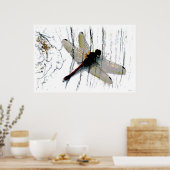 Poster Photographie d'art de libellules (Cuisine)