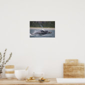 Poster Photographie de baleine sautante (Cuisine)