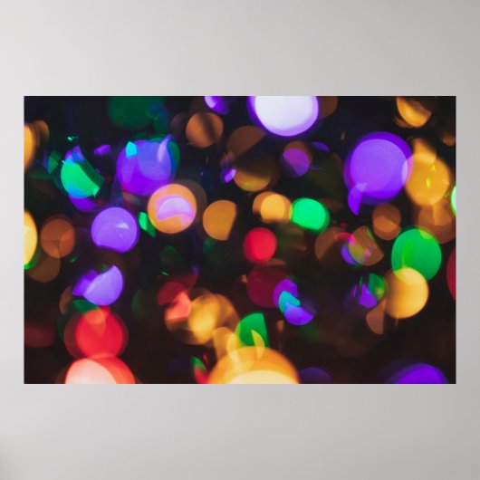 Poster Photographie de Bokeh (Devant)