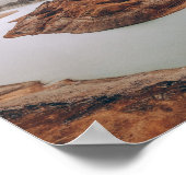 Poster Photographie de canyon et de drone de rivière. Fal (Coin)