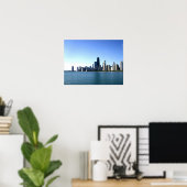 Poster Photographie de Chicago Skyline (Bureau à domicile)