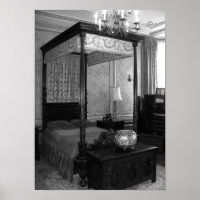 Photographie De La Chambre Vintage Noire Et Blanc