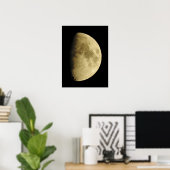 Poster Photographie de la lune (Bureau à domicile)