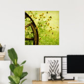 Poster Photographie de la roue Black Eyed Susan et Wagon (Bureau à domicile)