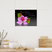 Poster Photographie de l'art de la fleur d'orchidée Inspi (Cuisine)