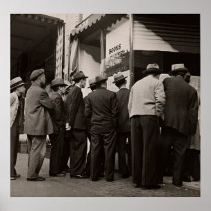 POSTER PHOTOGRAPHIE DE L'ÉCHELLE GRAYSCALE DES HOMMES PRÈ
