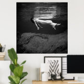 Poster Photographie de mode sous-marine (Bureau à domicile)