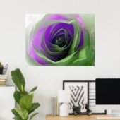 Poster Photographie de Neon Rose (Bureau à domicile)