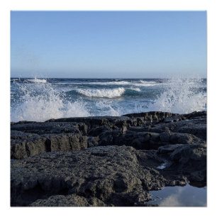Poster Photographie de paysage naturel hawaïen