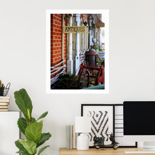 Poster Photographie de rangée d'antiquités (Bureau à domicile)