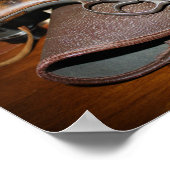 Poster Photographie de revolver de Nagant très cool (Coin)