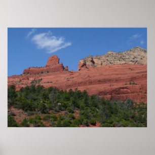 Poster Photographie de Steamboat Rock à Sedona Arizona