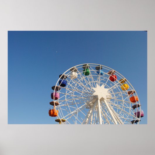 Poster Photographie de vers oeil ferris roue (Devant)
