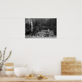 Poster Photographie du Multnomah Lodge and Falls (Cuisine)