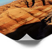 Poster Photographie du paysage du parc national Badlands (Coin)