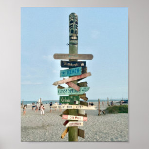 Poster Photographie du quai de Cocoa Beach