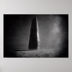 Poster Photographie d'un monolithe tiré du Rover de la lu