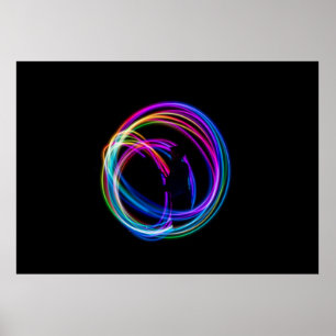 Poster Photographie en accéléré des lumières
