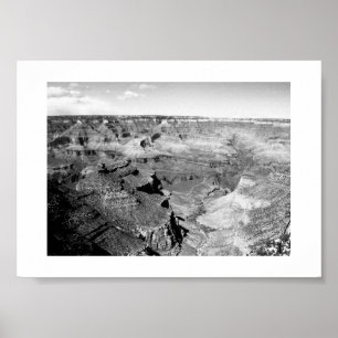 Poster Photographie en noir et blanc de l'horizon du Gran