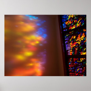 Poster Photographie en verre souillé l'art curatif de