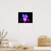 Poster Photographie florale d'iris violet (Cuisine)