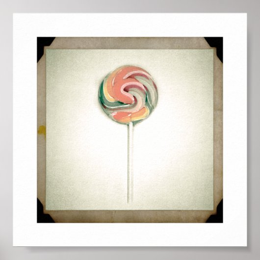 Poster PHOTOGRAPHIE LOLLIPOP STYLE vintage (Devant)