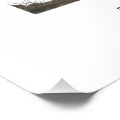 Poster Photographie Mariage fleur sauvage élégante (Coin)