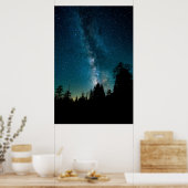 Poster Photographie moderne du ciel nocturne (Cuisine)