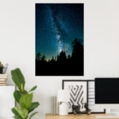 Poster Photographie moderne du ciel nocturne (Bureau à domicile)