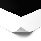 Poster Photographie noir et blanc (Coin)