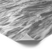 Poster Photographie noir et blanc - "brise-mer" (Coin)