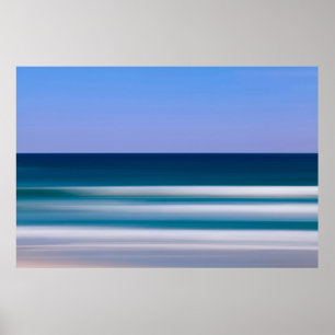 Poster photographie numérique intentionnelle flou bleu sa