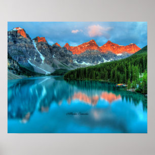Poster Photographie pittoresque de l'Alberta Canada