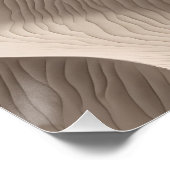 Poster Photographie Plage Sable Beige Neutre doux (Coin)