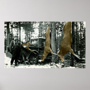 POSTER PHOTOGRAPHIE VINTAGE COLORSPLASH DE CHASSEUR DE