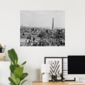 Poster Photographie vintage de Charlestown Massachusetts (Bureau à domicile)