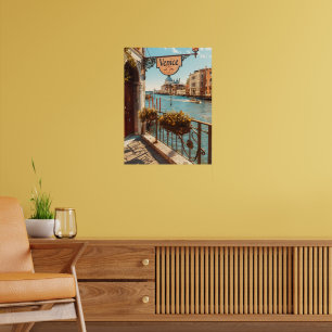 Poster Photographie vintage de Venise