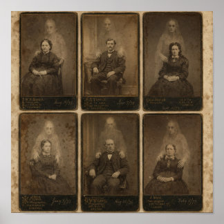 Poster Photographies d'Esprit Victoriennes Portraits Hant