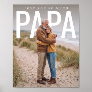 Poster PhotoPop Amour Tu Maman/Papa Tellement Photo