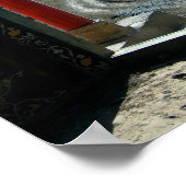 Poster Photoraph du Temple Tibétain (Coin)