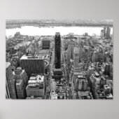 Poster Photoraphe NYC Noir Et Blanc (Devant)