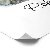 Poster Photos de la Célébration de la vie, Accueil commém (Coin)