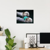 Poster Photos de Loutres de Mer (Bureau à domicile)