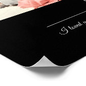 Poster Photos de Maintenant et d'Avant Texte Argent Anniv (Coin)