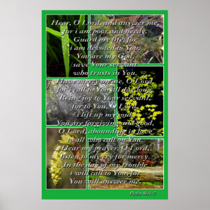 Poster photos de nature et 86:1 de psaume - 7