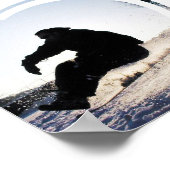 Poster Photos de snowboard Imprimer (Coin)